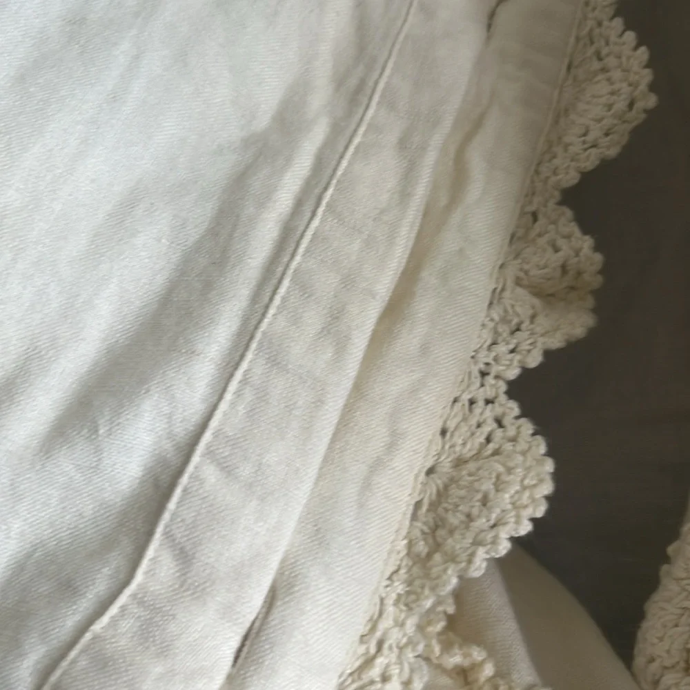 Restoration Hardware teen linen duvet cover and sham